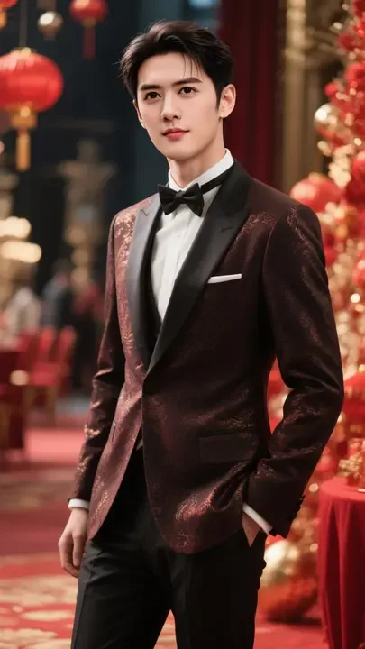 即梦里挖到的总裁，这人设够立住了！新年题材能出片