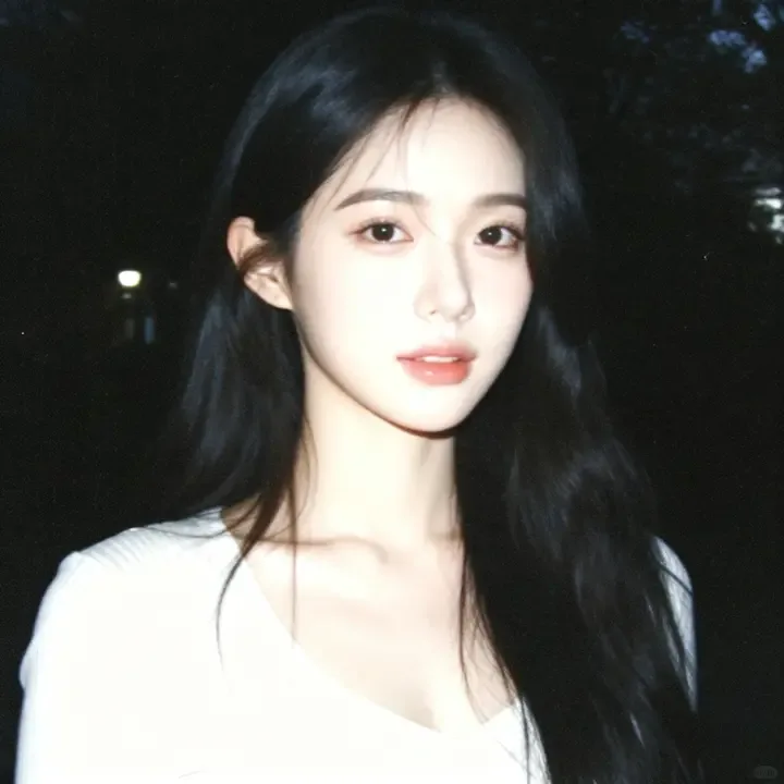 即梦出图｜韩风氛围感女头，这滤镜颗粒感细节到位，剪辑直接用
