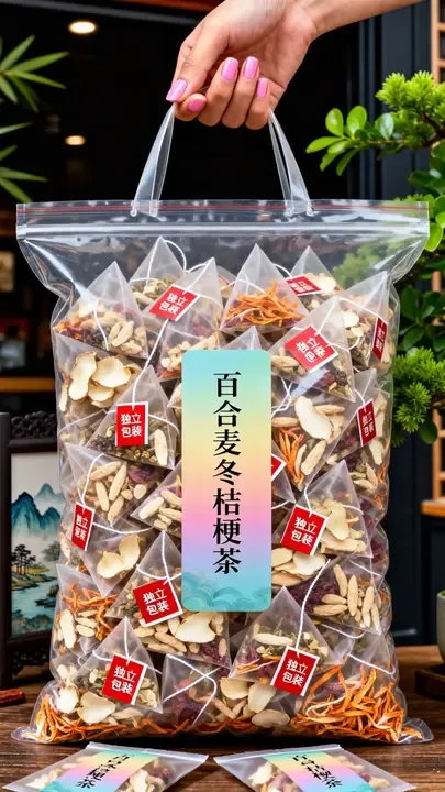 即梦产品特写太强了，养生茶细节直接剪进短视频片头