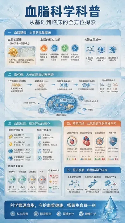 即梦血脂科普图:信息密度和视觉引导,可灵视频借鉴点在哪?