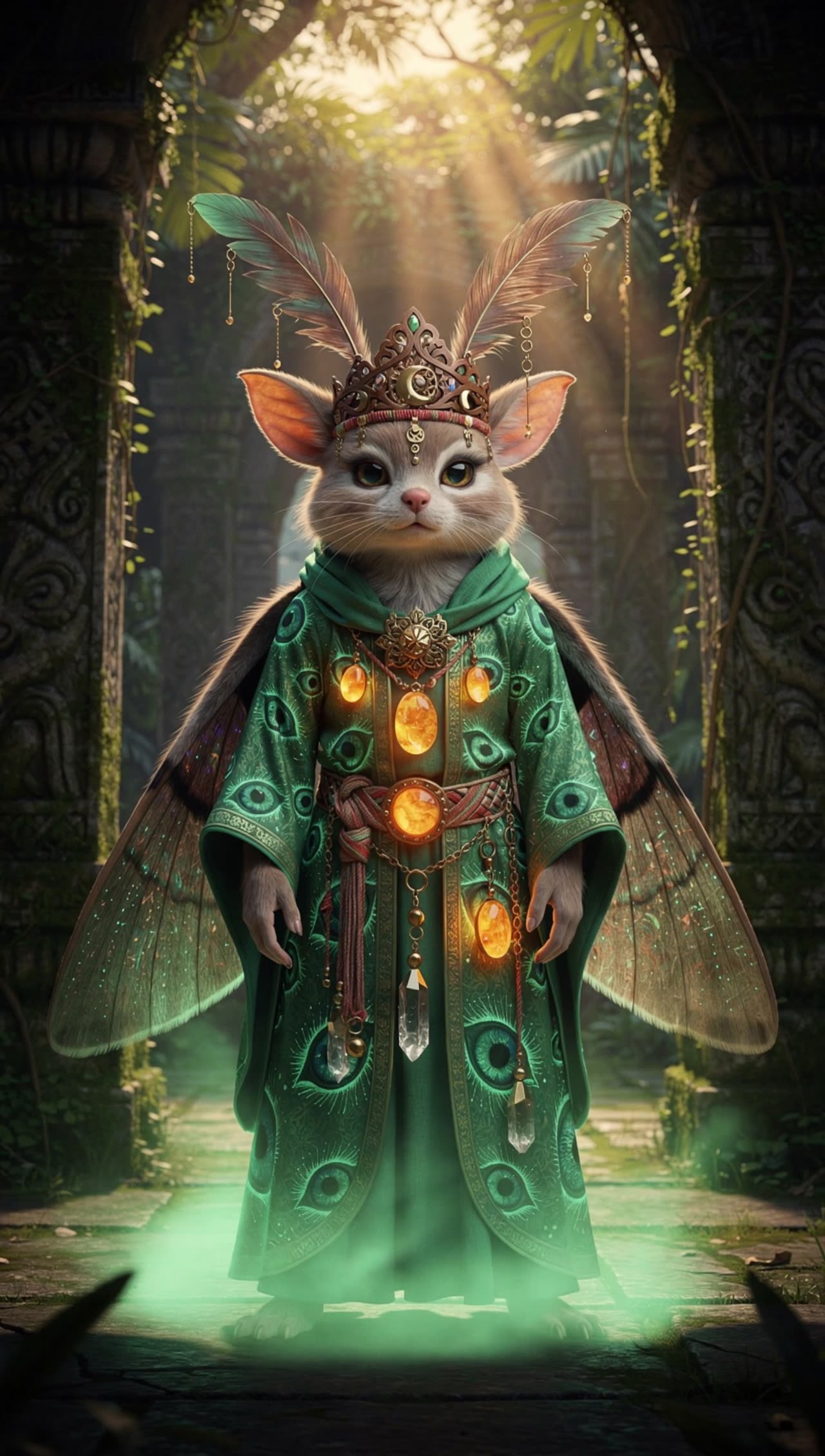 可灵视频拆解 | 奇幻生物长镜头：光影变化绝了，适合做转场卡点