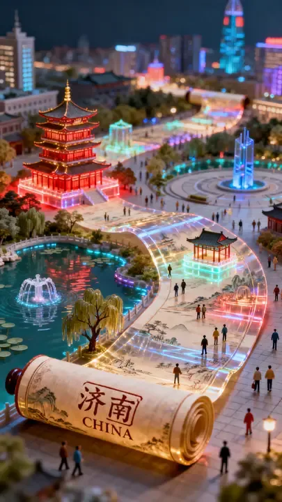 济南奇幻卷轴 | 微缩景观与宋代美学的结合