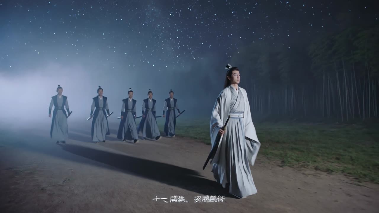 可灵视频3.0新活：这组『七剑星』作品，古典科幻感拉满了