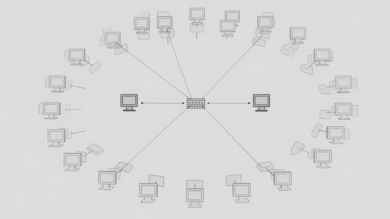 信息流动的诗意可视化 | 可灵社区的赛博网络节点