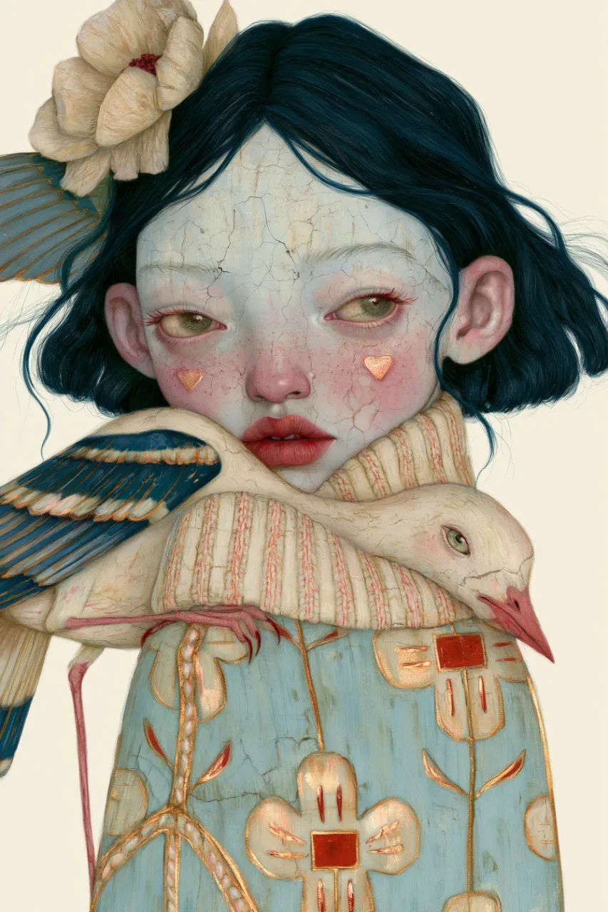 一幅Etam Cru风格作品，谈谈它的古拙之美与配色考究
