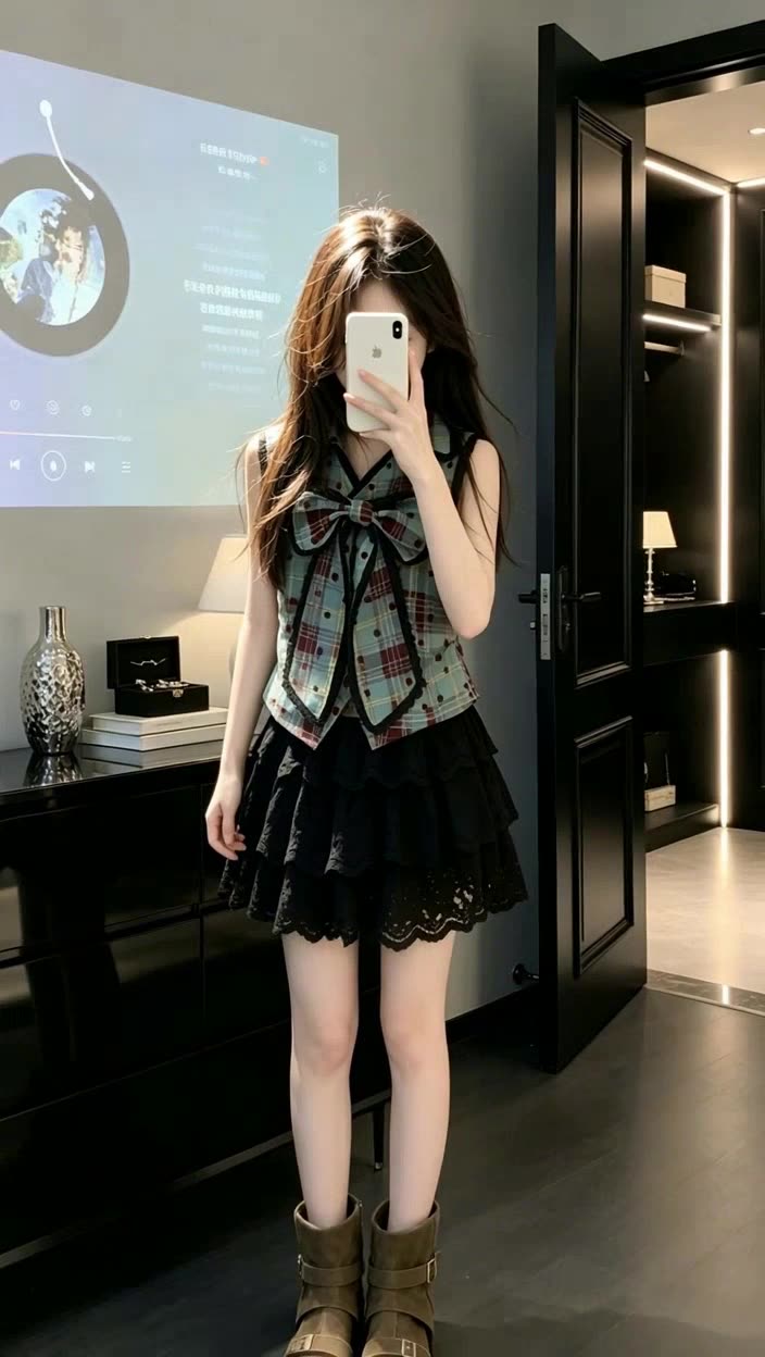 模特对镜自拍视频的动态巧思 | 即梦AI作品拆解