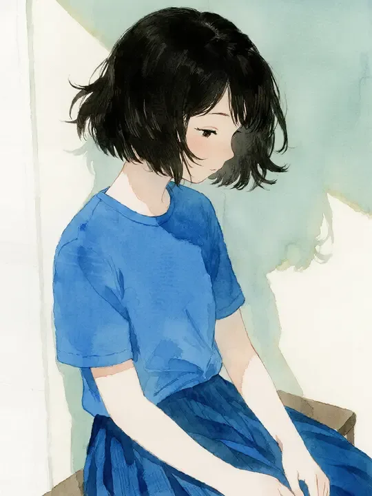 即梦治愈系插画 | 看构图和配色如何营造静谧意境