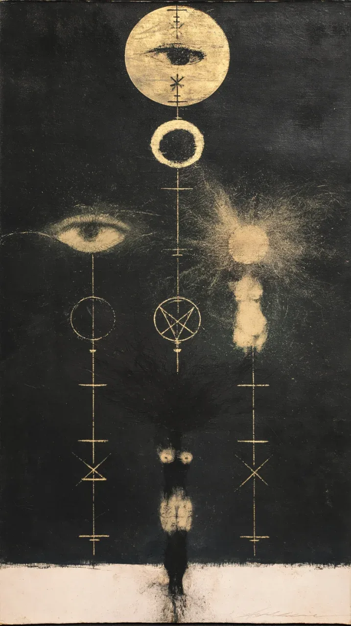 MJ风格拆解：Denis Forkas式神秘画作，Sauron主题的提示词复用思路