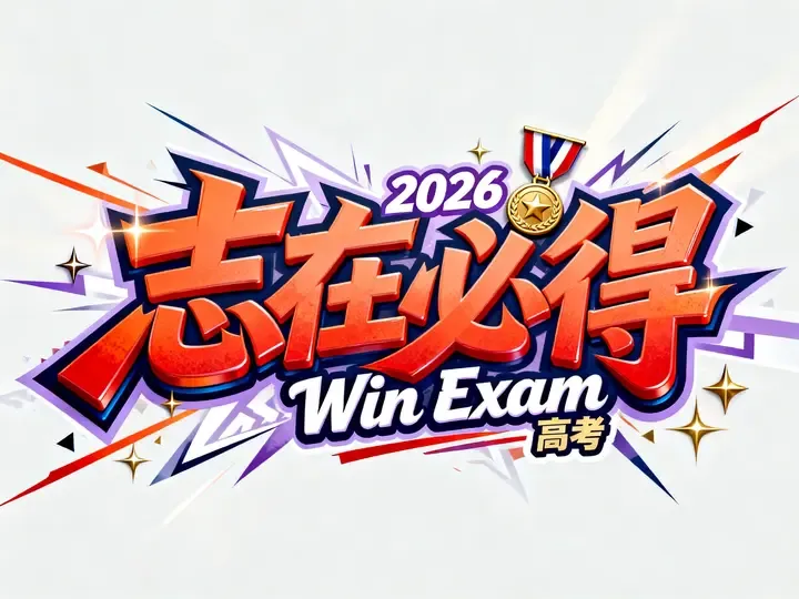 即梦作品拆解 | 创意字体排版模板 | 志在必得