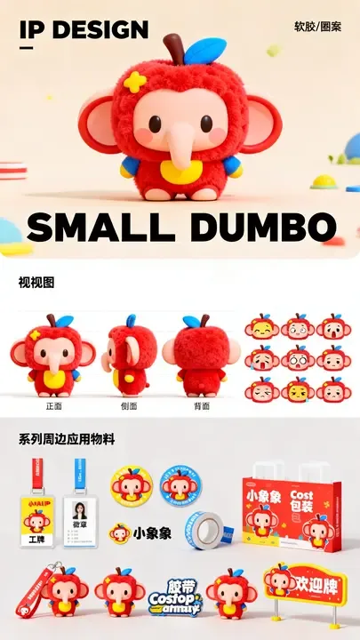 即梦作品拆解 | IP全案设计提案，商业感和细节都足