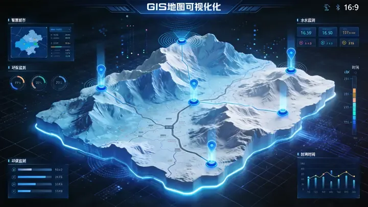 即梦好图分享 | 这张GIS地图可视化,提案给甲方肯定买单
