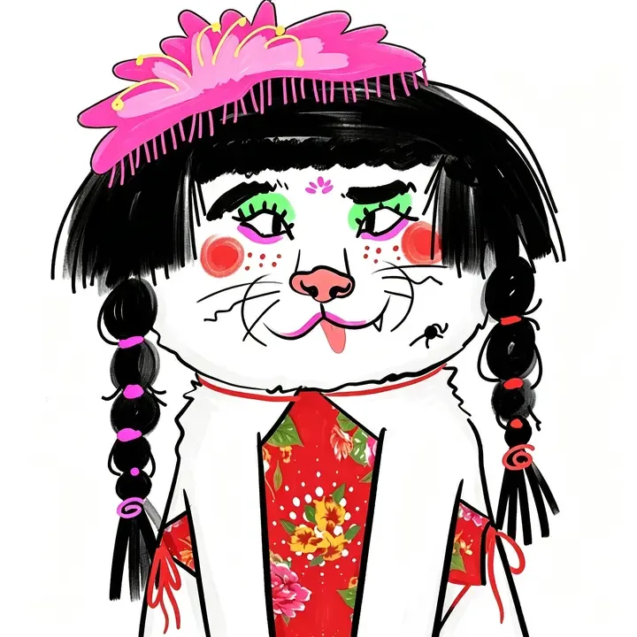 即梦高清变体猫咪角色|提案用多表情图的效率秘诀