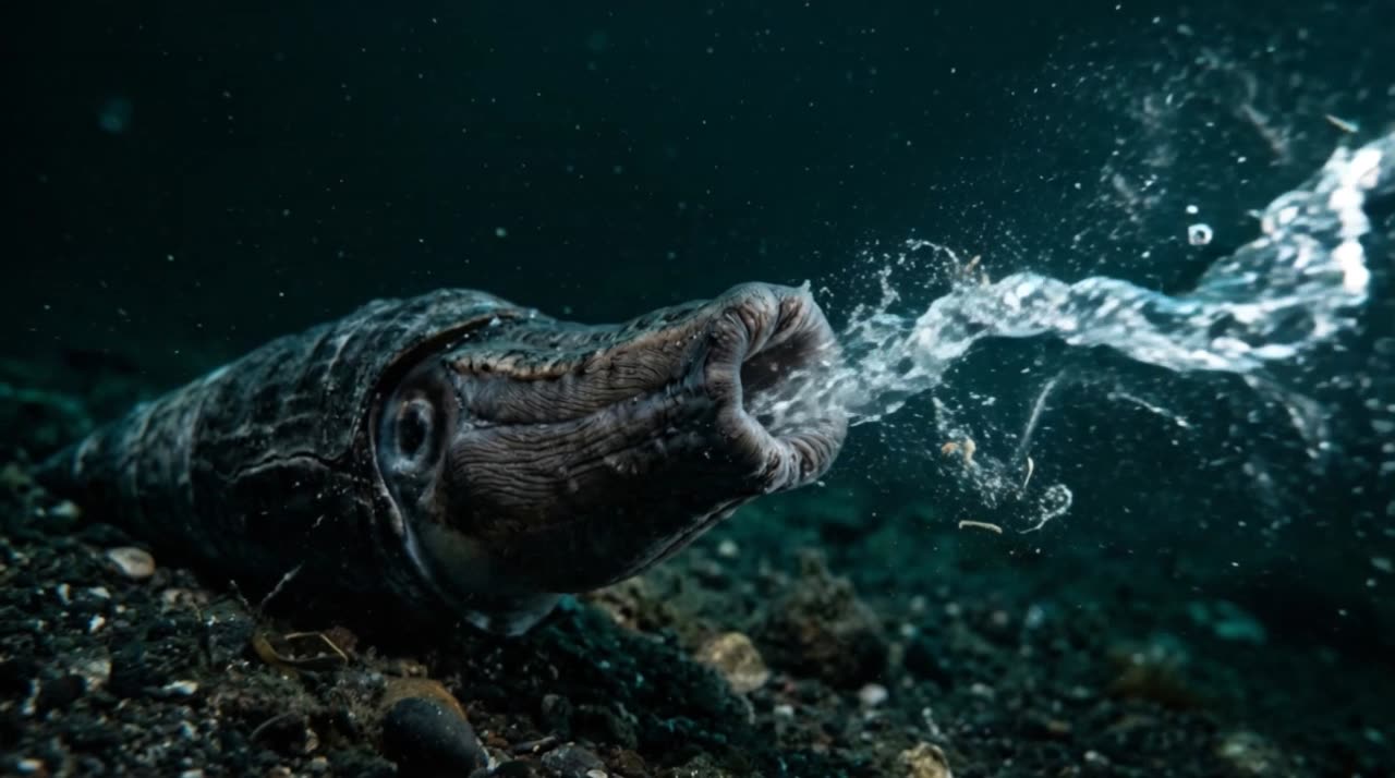 可灵高难度运镜下的水流特写 | 音画同步沉浸感解析