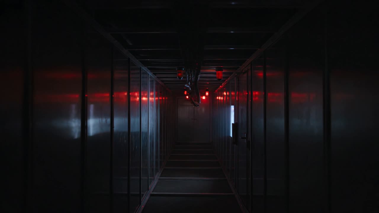 可灵3.0作品拆解｜科幻感地下走廊如何用提示词打造