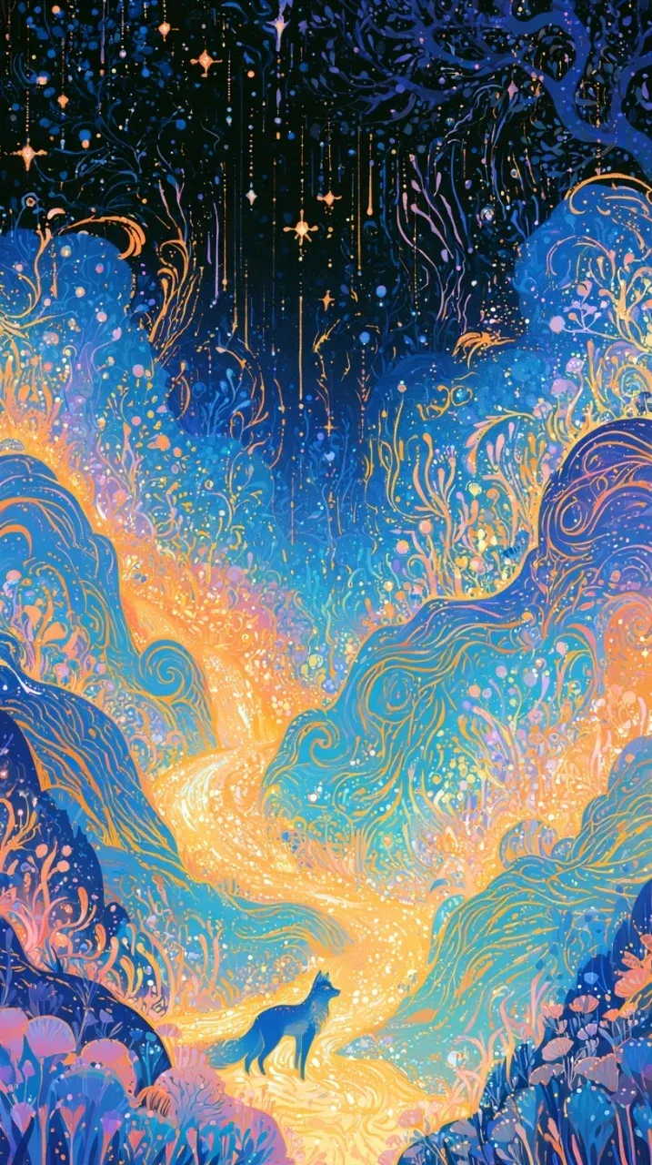 在Midjourney社区挖到的宝藏画作 | 小狐狸的星河梦境