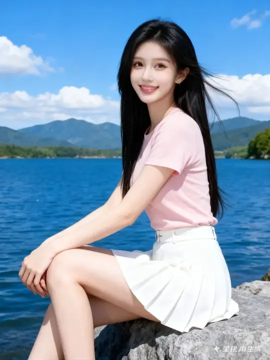 即梦里看到一张超甜的户外写真 | 拆解氛围感少女提示词