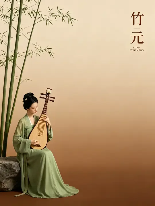 即梦作品拆解：这幅『竹阮』海报如何用留白营造情绪