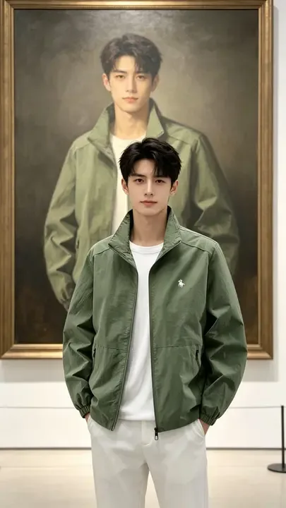 即梦作品 | 镜头内外：艺术展厅里人像与自画像的对望