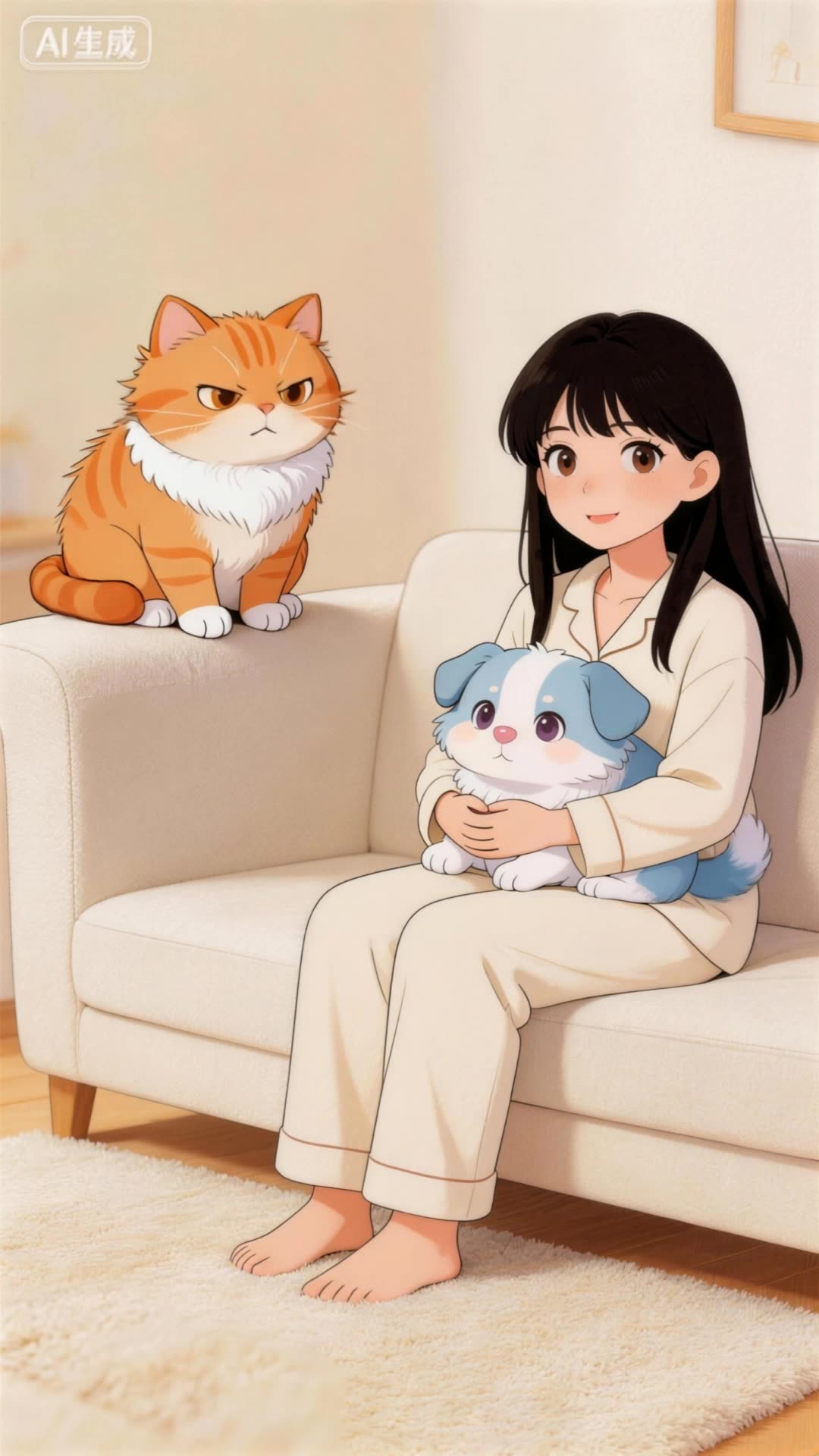 可灵镜头情绪切分：猫狗初见的小剧场 | MV分镜思考