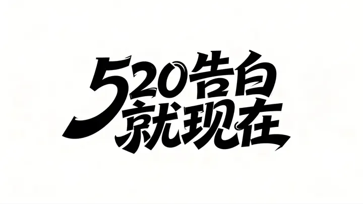 即梦 AI 字体设计:力量与流畅的笔触表达 | 情绪与视觉冲击