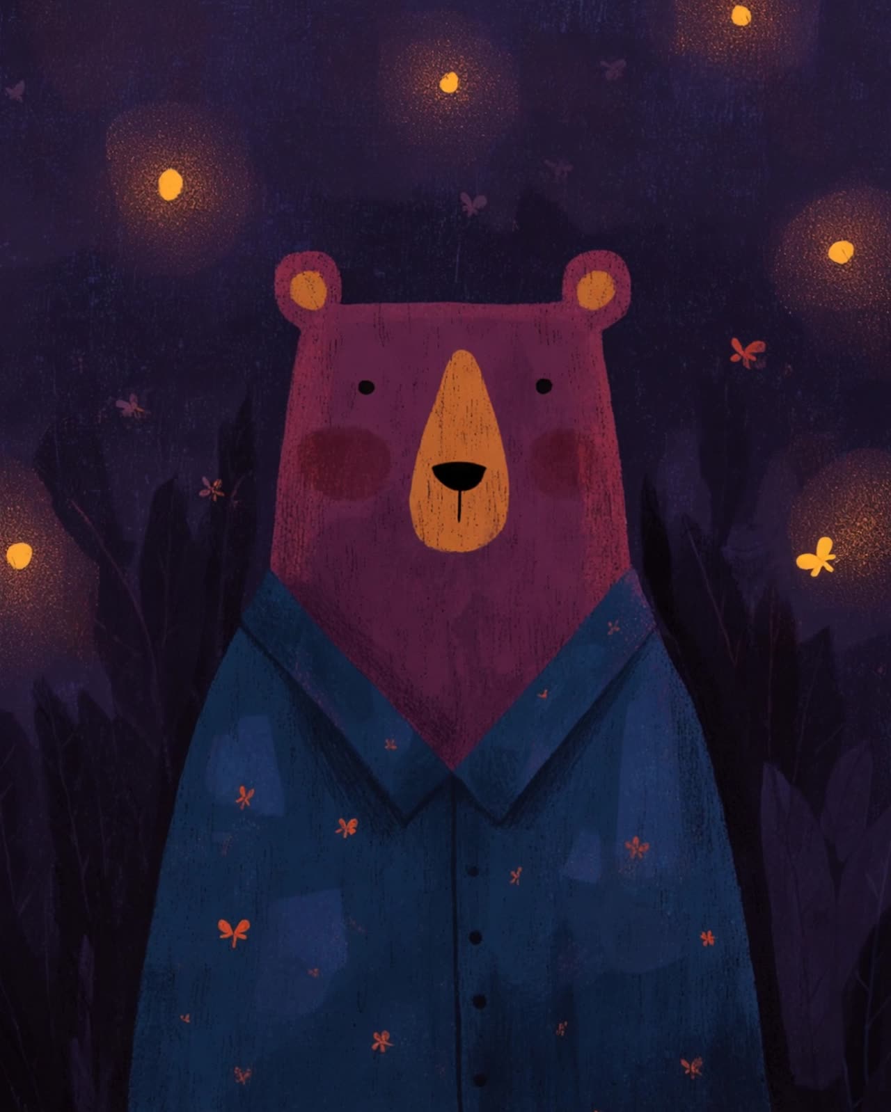 可灵作品拆解｜慢推镜头下，呼吸感与萤火交织的静谧瞬间