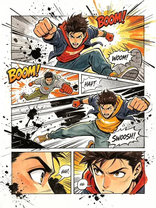 AI漫画分镜：电影化叙事如何在静止画面中爆发