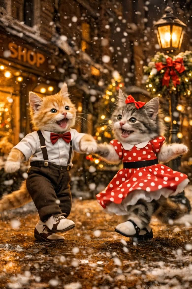 可灵动态视频分享 | 圣诞猫猫Lindy Hop | 运镜细节拆解