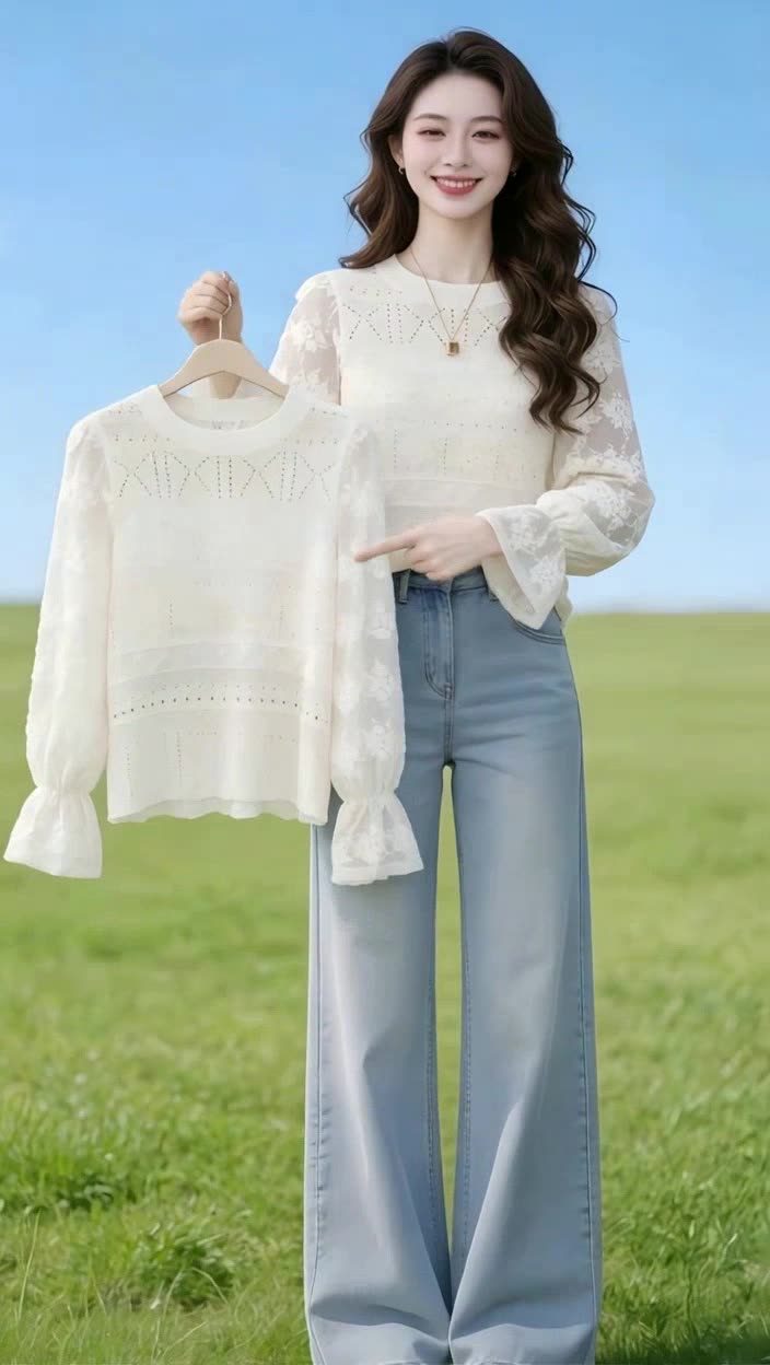 即梦视频分享 | 模特多步互动展示服装，超精细运镜与动作词拆解