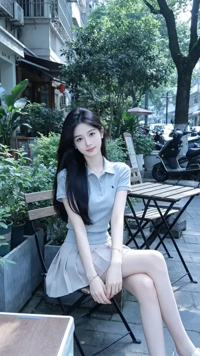 即梦这图氛围感太足了！自然抓拍感和冷白皮细节拆解