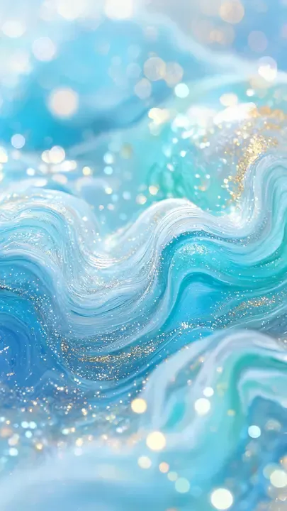 即梦的蓝色流光：拆解油画感与唯美光斑的氛围营造