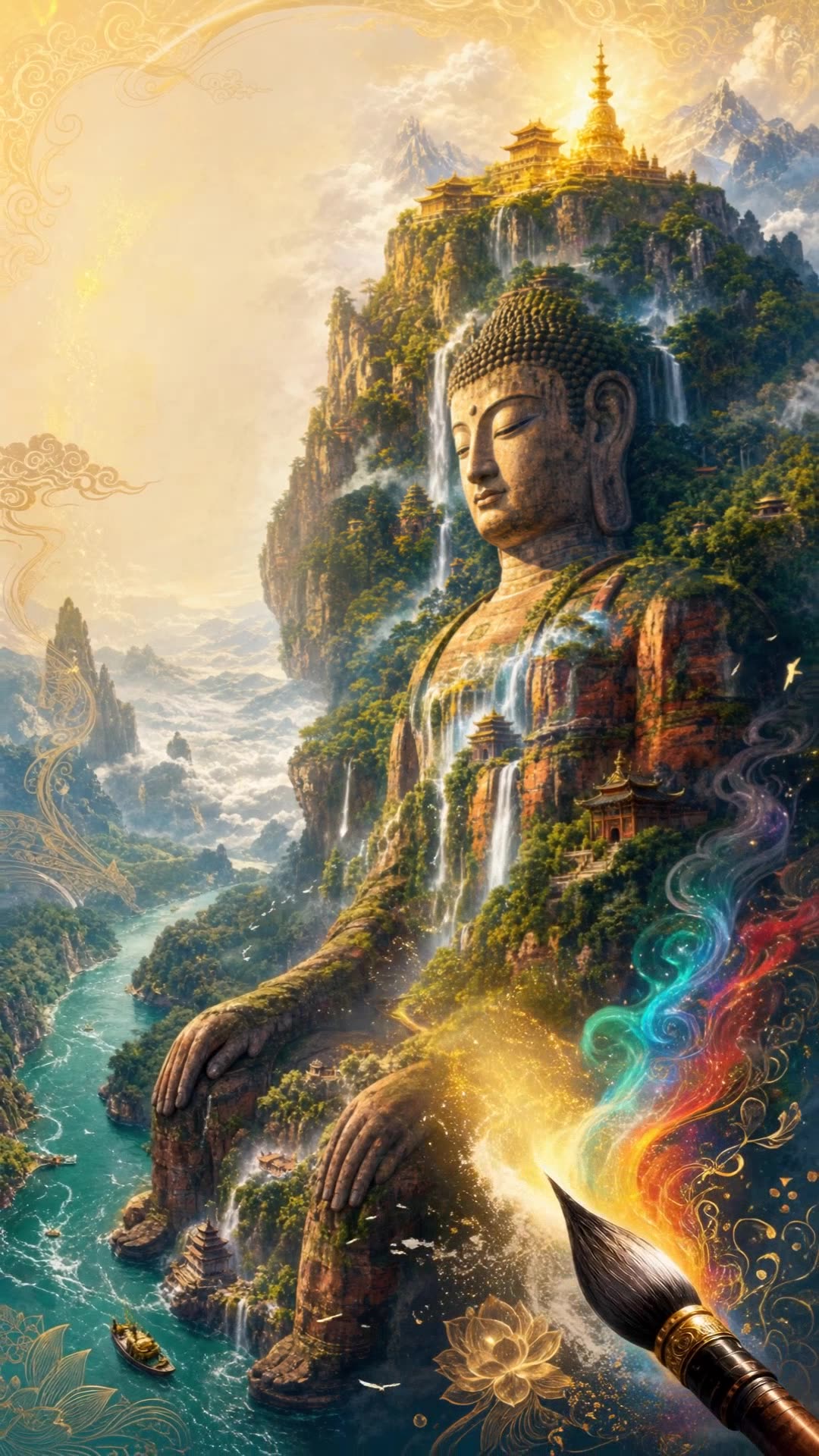可灵社区佳作分享 | 东方奇幻提案图的画面拆解
