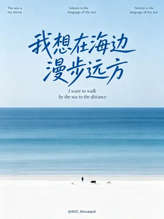 即梦作品拆解：这幅海报的极简构成与色彩运用值得学习