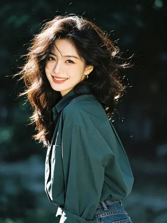 女性特写与光影情绪 | 即梦出片细节分析